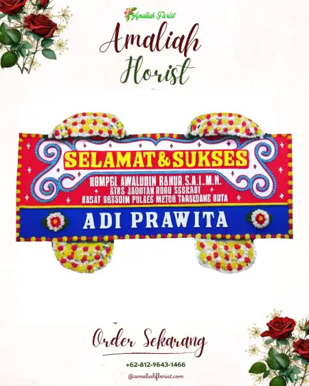 Papan Bunga Ucapan Selamat Parak Laweh Pulau Aia Nan Xx